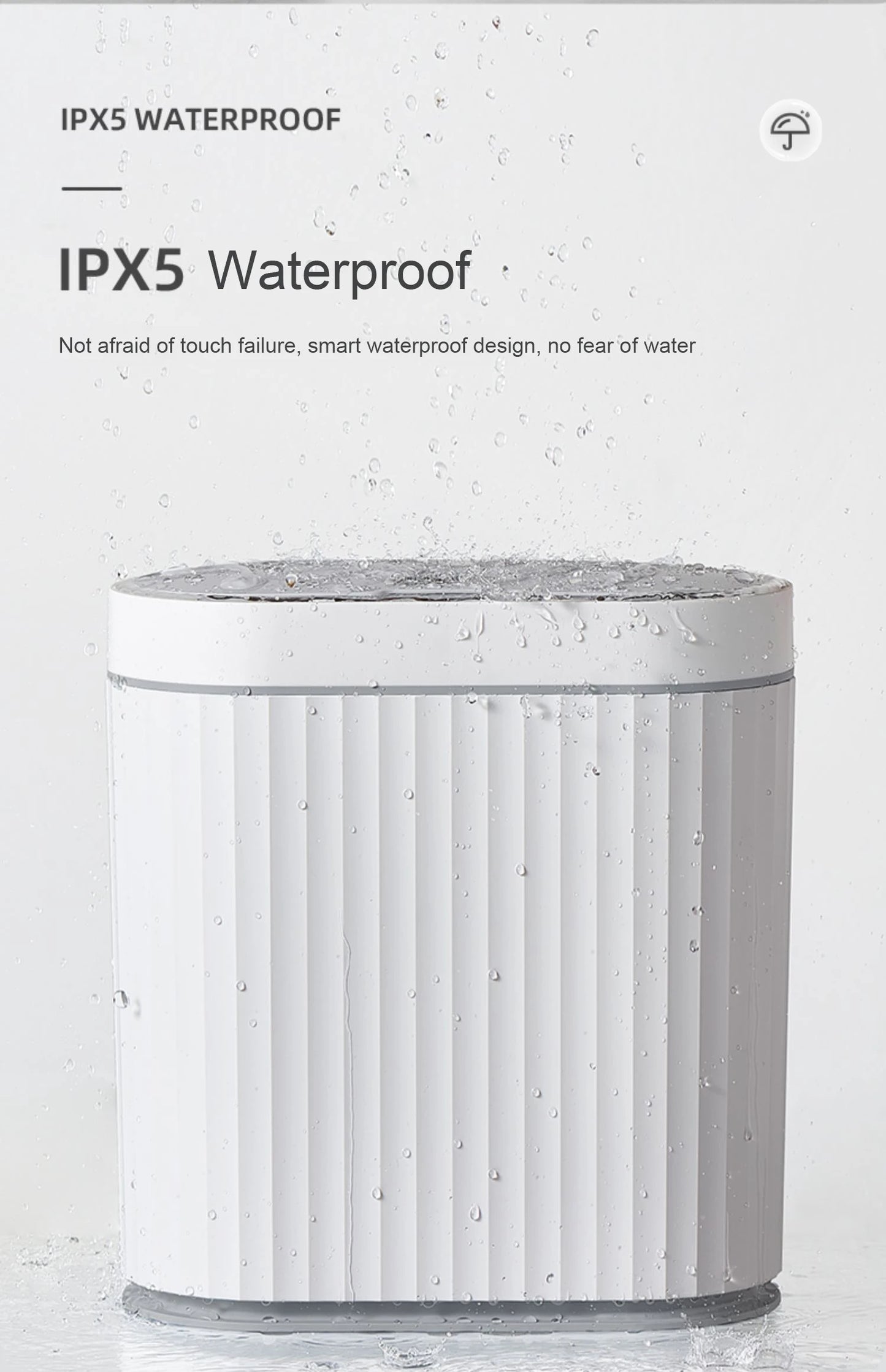 Automatic Sensor Trash Can Luxury Bathroom Trash Can