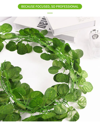 Green Ivy Leaf Hanging Vine Artificial Garland Silk Wall Plant Decoration