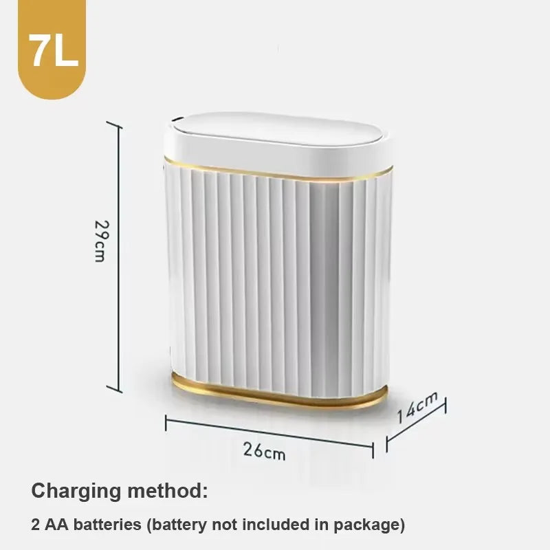 Automatic Sensor Trash Can Luxury Bathroom Trash Can