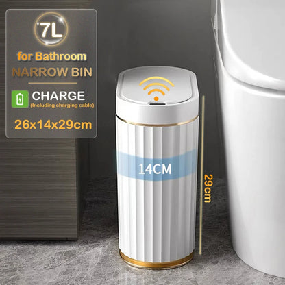 Automatic Sensor Trash Can Luxury Bathroom Trash Can