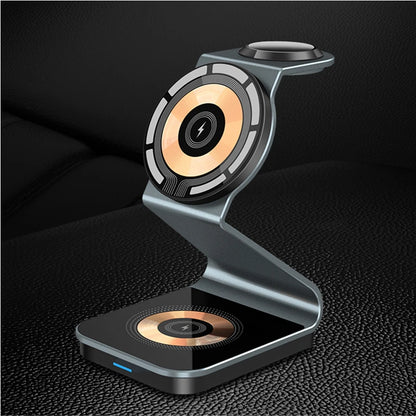 Magnetic Wireless Charger Stand Transparent For iPhone