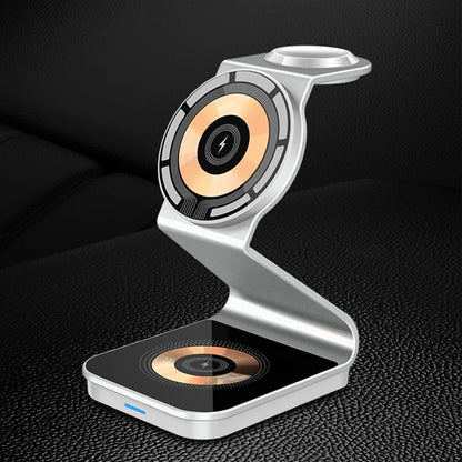 Magnetic Wireless Charger Stand Transparent For iPhone