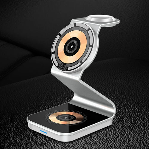 Magnetic Wireless Charger Stand Transparent For iPhone