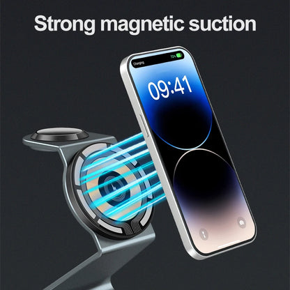 Magnetic Wireless Charger Stand Transparent For iPhone