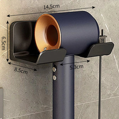 Hair Dryer Holder Wall Dryer Cradle Straightener Stand Hairdryer Organizer Box