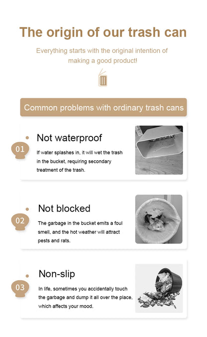 Automatic Sensor Trash Can Luxury Bathroom Trash Can