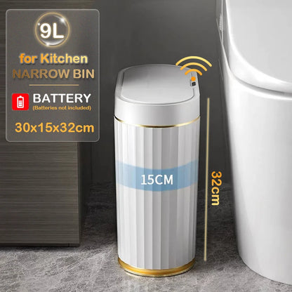 Automatic Sensor Trash Can Luxury Bathroom Trash Can