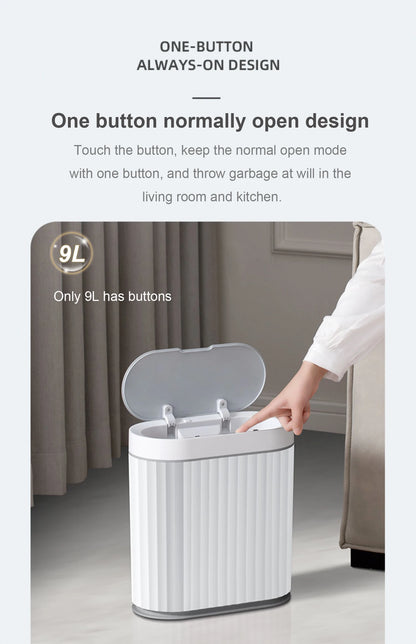 Automatic Sensor Trash Can Luxury Bathroom Trash Can