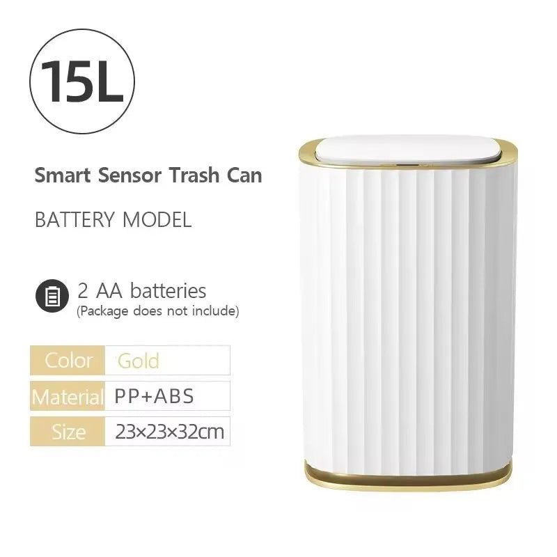 Automatic Sensor Trash Can Luxury Bathroom Trash Can