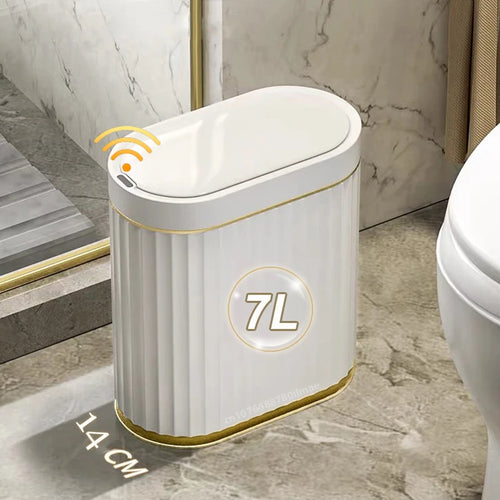 Automatic Sensor Trash Can Luxury Bathroom Trash Can