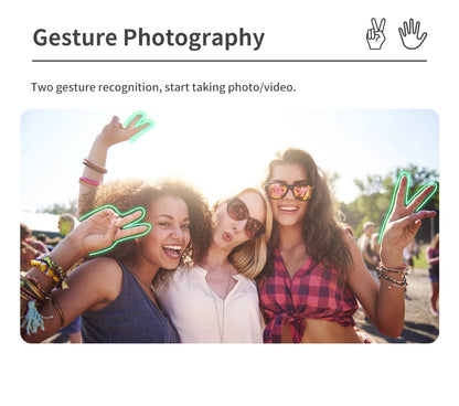 The shooting Mode Gimbal Stabilizer Selfie Stick Tripod with Fill Light