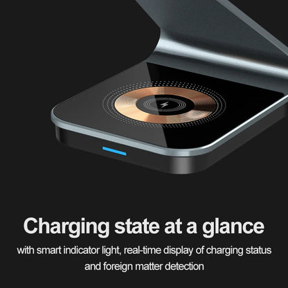 Magnetic Wireless Charger Stand Transparent For iPhone